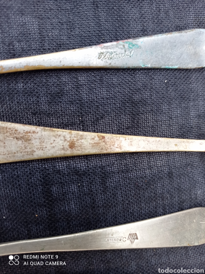 Antig&uuml;edades: Lote cubiertos antiguos cucharas .. - Foto 5