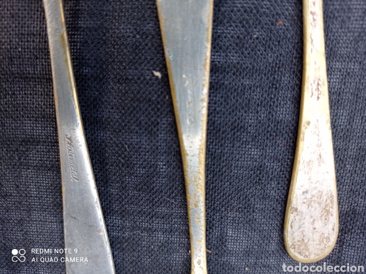Antig&uuml;edades: Lote cubiertos antiguos cucharas .. - Foto 6