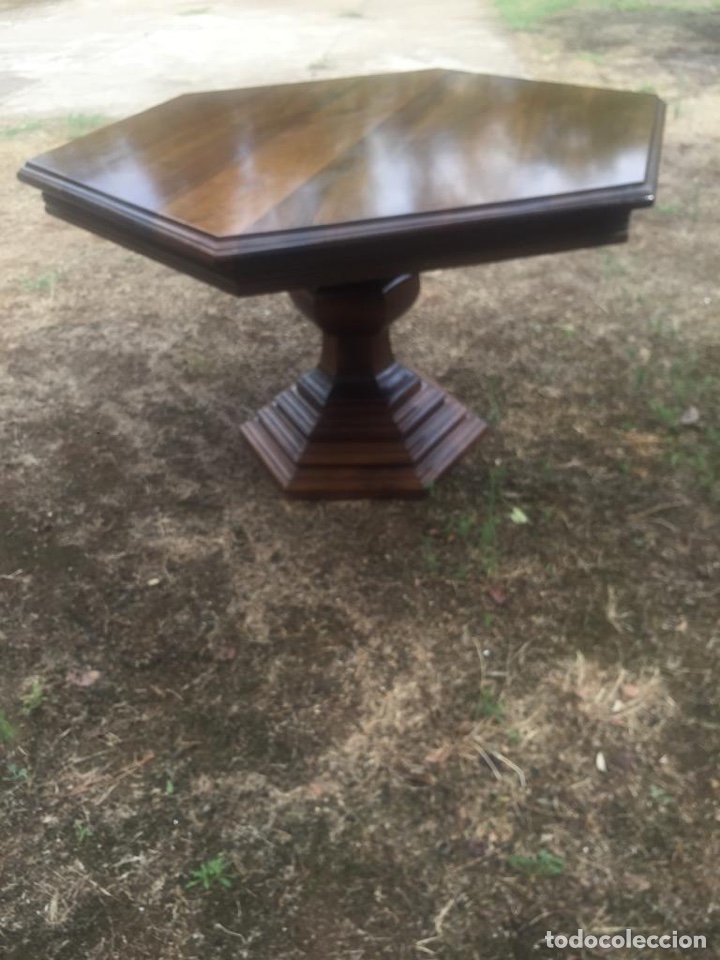 Antig&uuml;edades: MESA DE CENTRO O JUNTAS DE NOGAL ESPA&Ntilde;OL - Foto 2