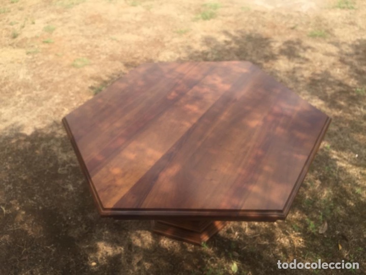 Antig&uuml;edades: MESA DE CENTRO O JUNTAS DE NOGAL ESPA&Ntilde;OL - Foto 3