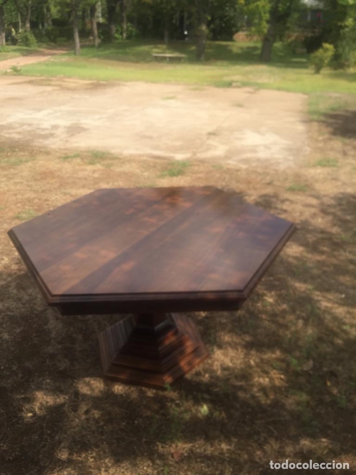Antig&uuml;edades: MESA DE CENTRO O JUNTAS DE NOGAL ESPA&Ntilde;OL - Foto 10