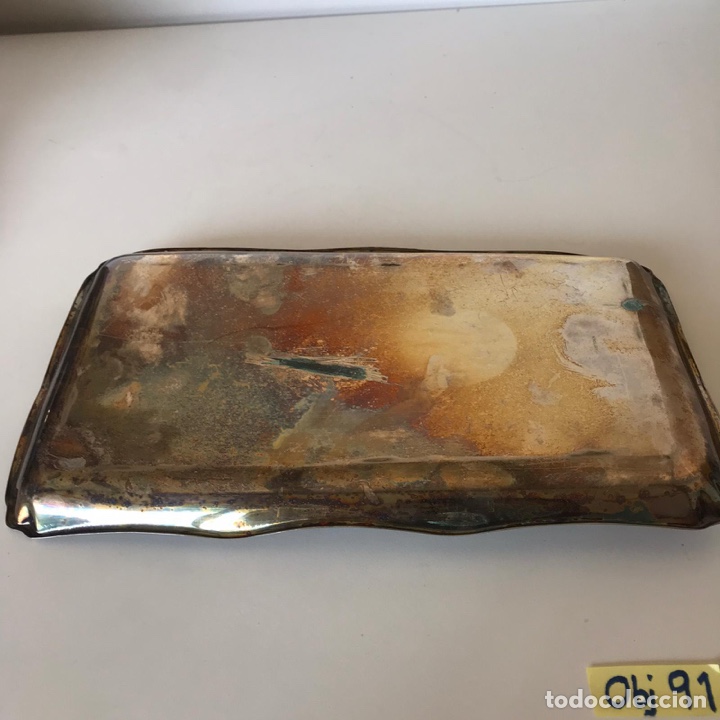 Antig&uuml;edades: BANDEJA MET&Aacute;LICA - Foto 2