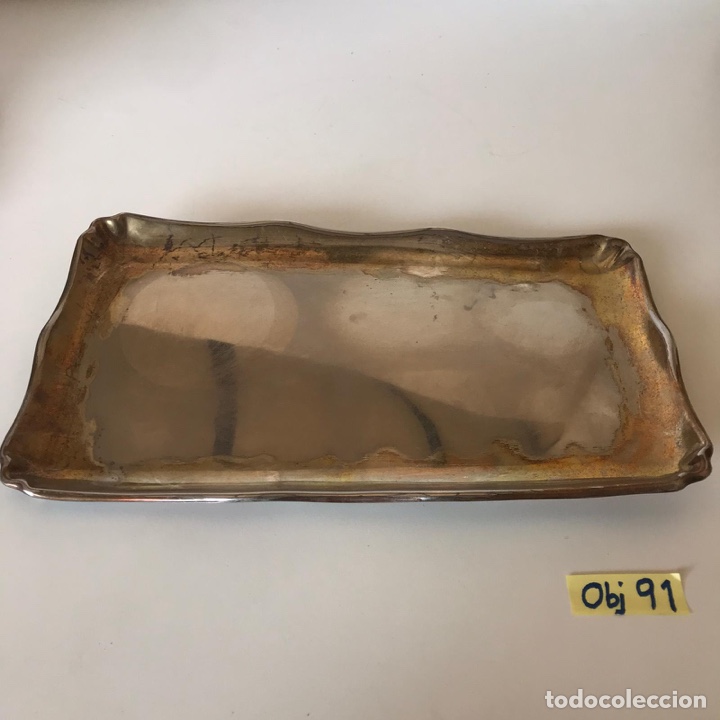 Antig&uuml;edades: BANDEJA MET&Aacute;LICA - Foto 1