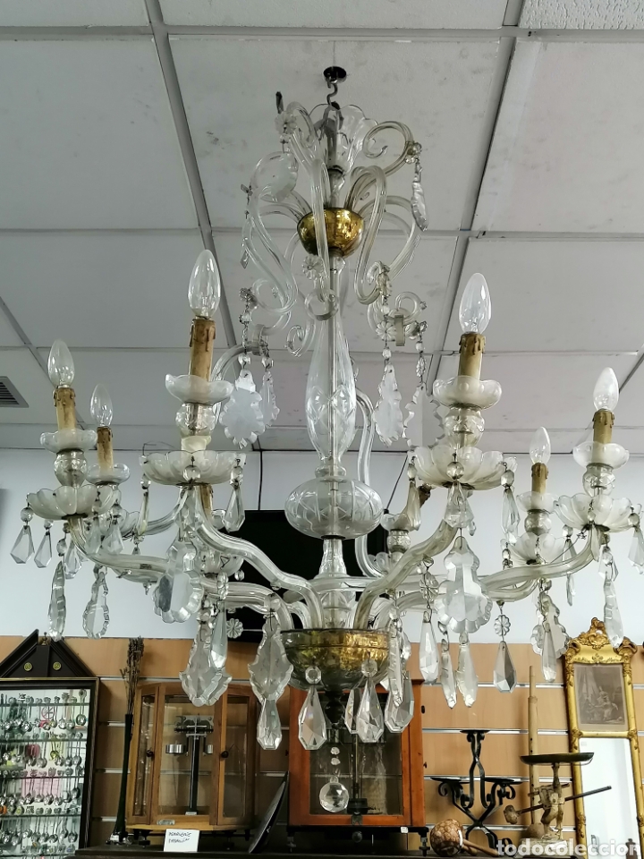 Antig&uuml;edades: L&aacute;mpara de techo - Foto 2