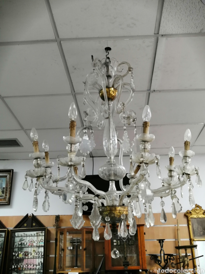 Antig&uuml;edades: L&aacute;mpara de techo - Foto 3
