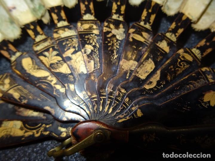 Antig&uuml;edades: Abanico antiguo franc&eacute;s S.XIX - Foto 2