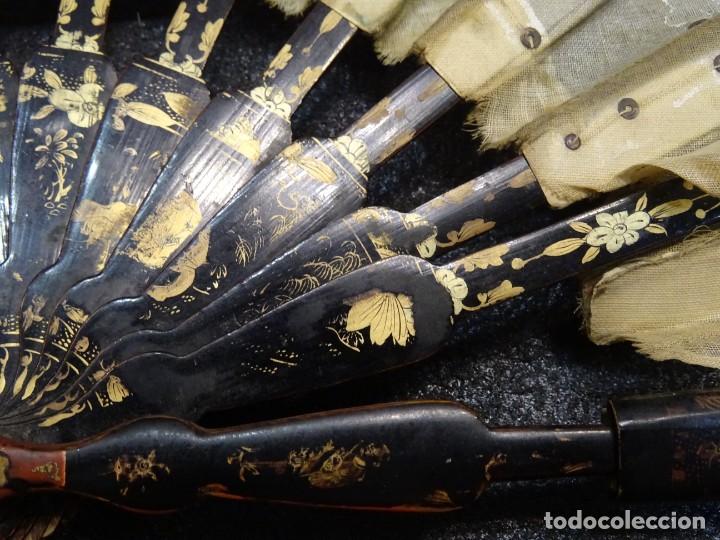 Antig&uuml;edades: Abanico antiguo franc&eacute;s S.XIX - Foto 3
