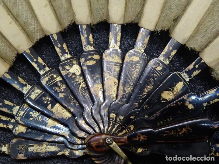 Antig&uuml;edades: Abanico antiguo franc&eacute;s S.XIX - Foto 10
