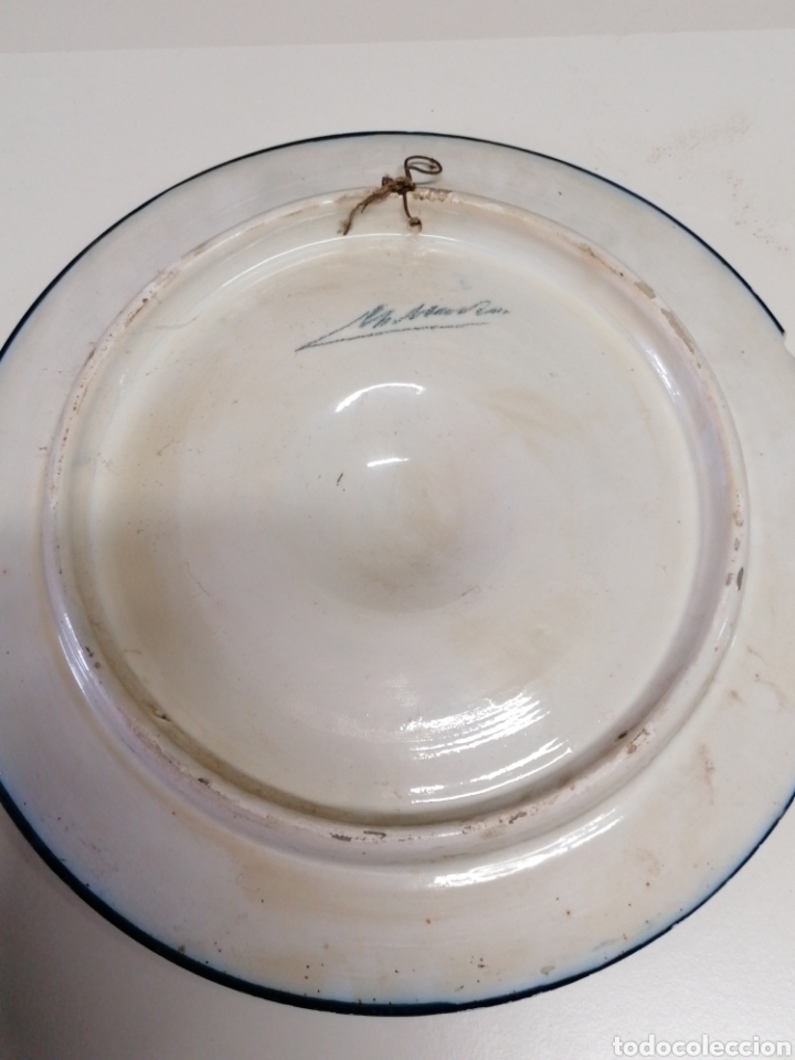 Antig&uuml;edades: Plato firmado - Foto 4