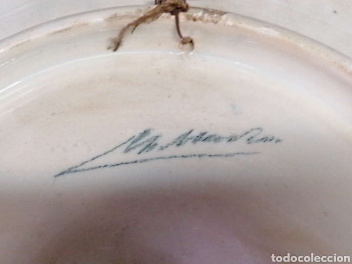 Antig&uuml;edades: Plato firmado - Foto 5