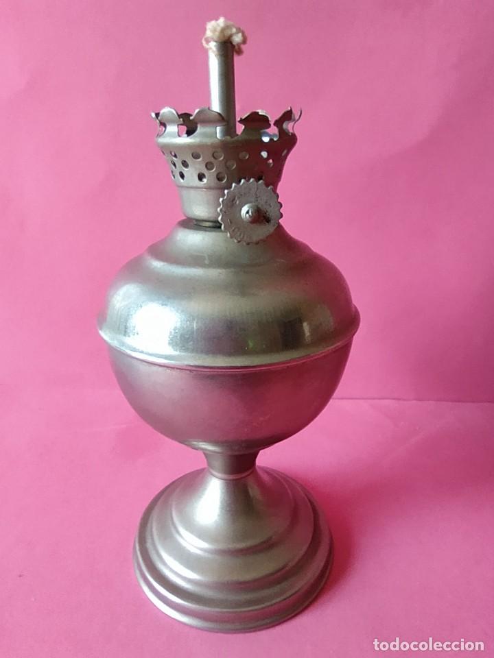 Antig&uuml;edades: ANTIGUO QUINQUE, ACERO INOXIDABLE. - Foto 2