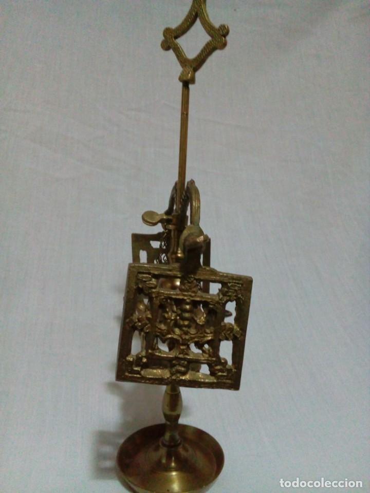 Antig&uuml;edades: CANDELABRO DE BRONCE - Foto 4