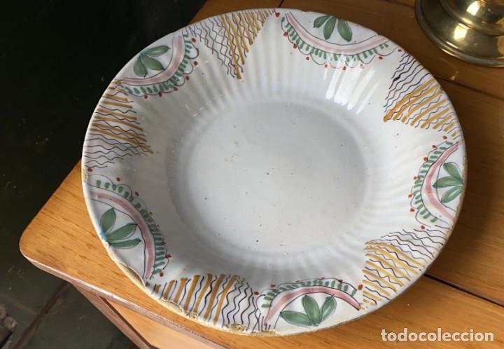 Antig&uuml;edades: PLATO ANTIGUO DE MANISES DE 26 CMS. DE DIAMETRO - Foto 1