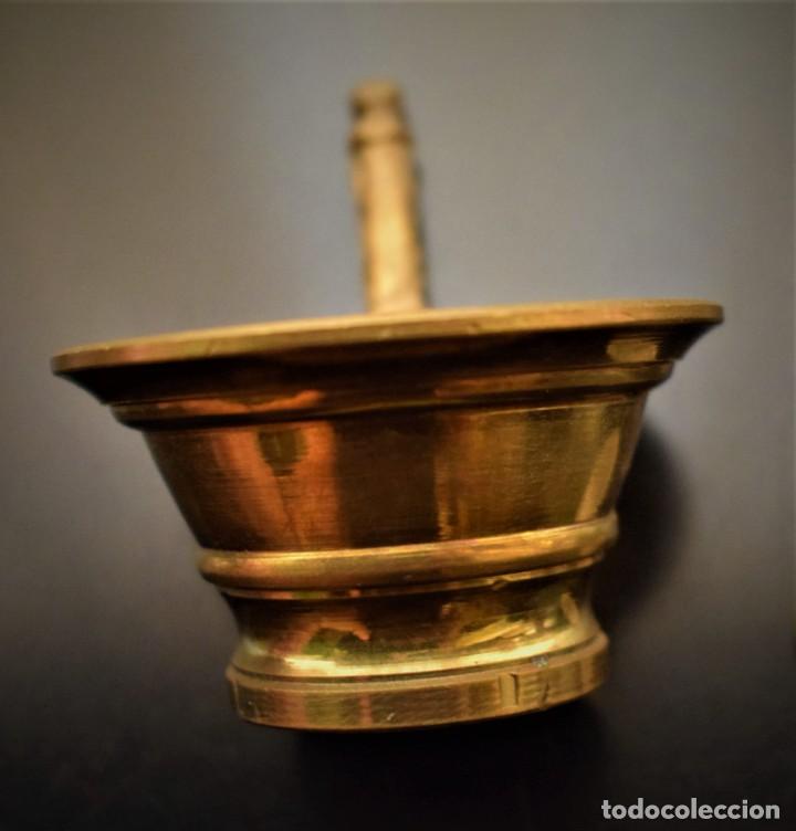 Antig&uuml;edades: Antiguo almirez de bronce (leer condiciones de venta). - Foto 1