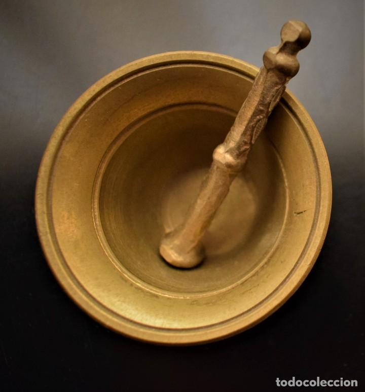 Antig&uuml;edades: Antiguo almirez de bronce (leer condiciones de venta). - Foto 2