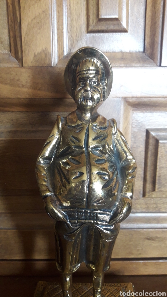 Antig&uuml;edades: Figura de bronce de Sancho Panza - Foto 5