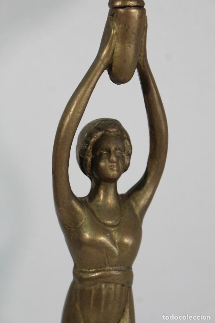 Antig&uuml;edades: quinqu&eacute; antiguo de bronce - Foto 4