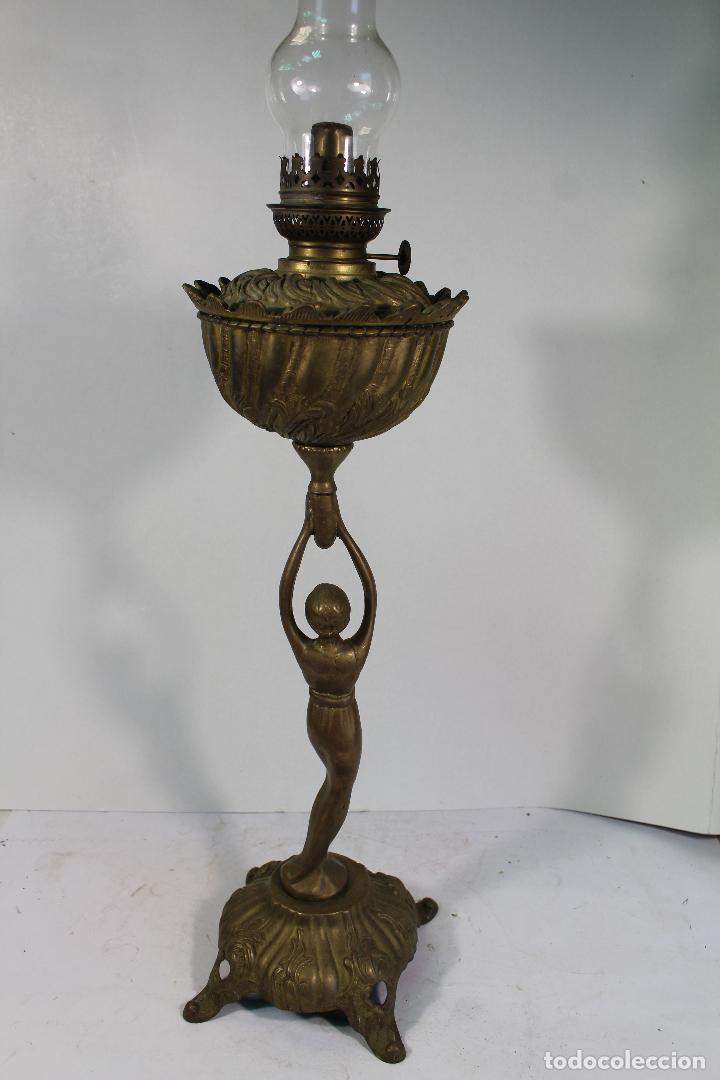 Antig&uuml;edades: quinqu&eacute; antiguo de bronce - Foto 6