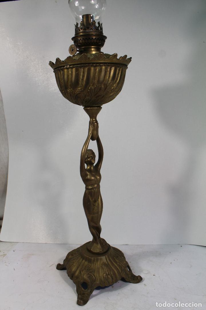 Antig&uuml;edades: quinqu&eacute; antiguo de bronce - Foto 8