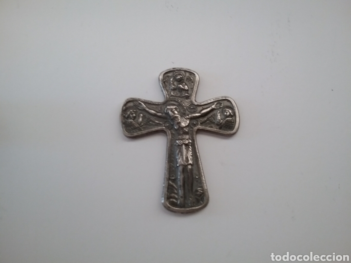 Antig&uuml;edades: Lote de 3 cruces en metal. - Foto 3