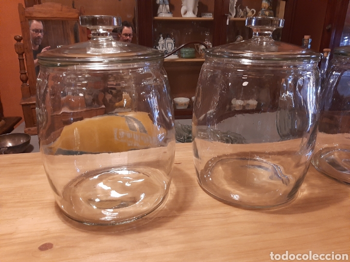 Antig&uuml;edades: Tarro grande cristal colmado - Foto 2