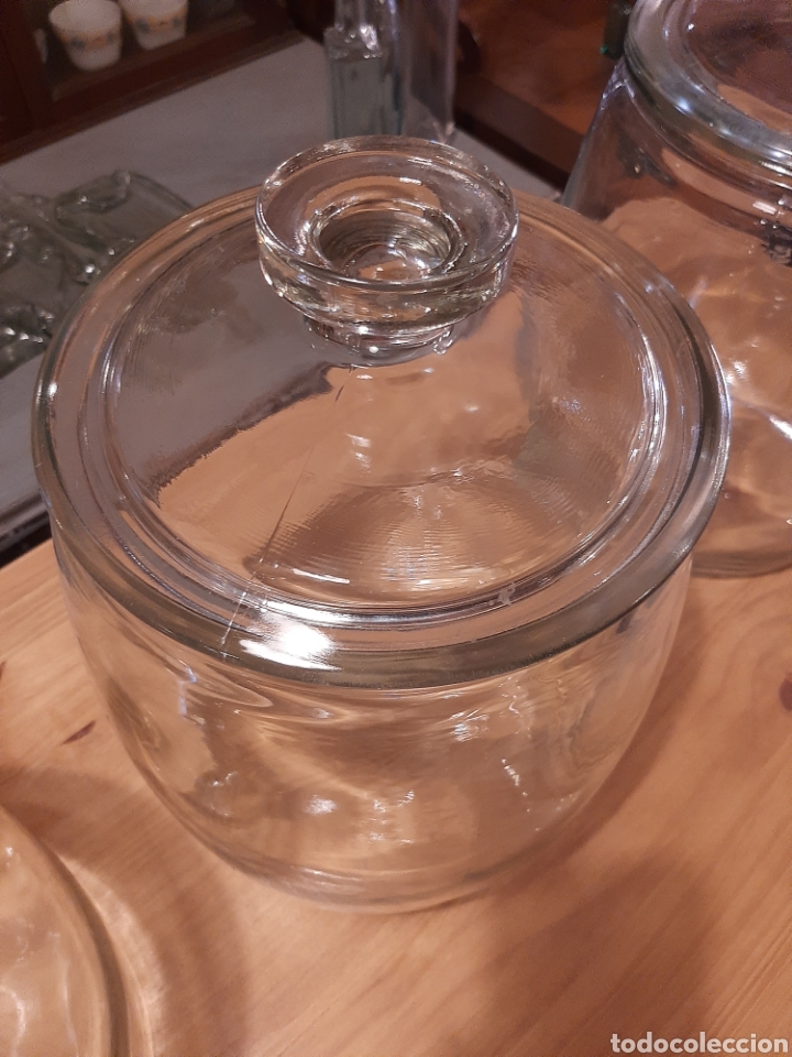 Antig&uuml;edades: Tarro grande cristal colmado - Foto 6