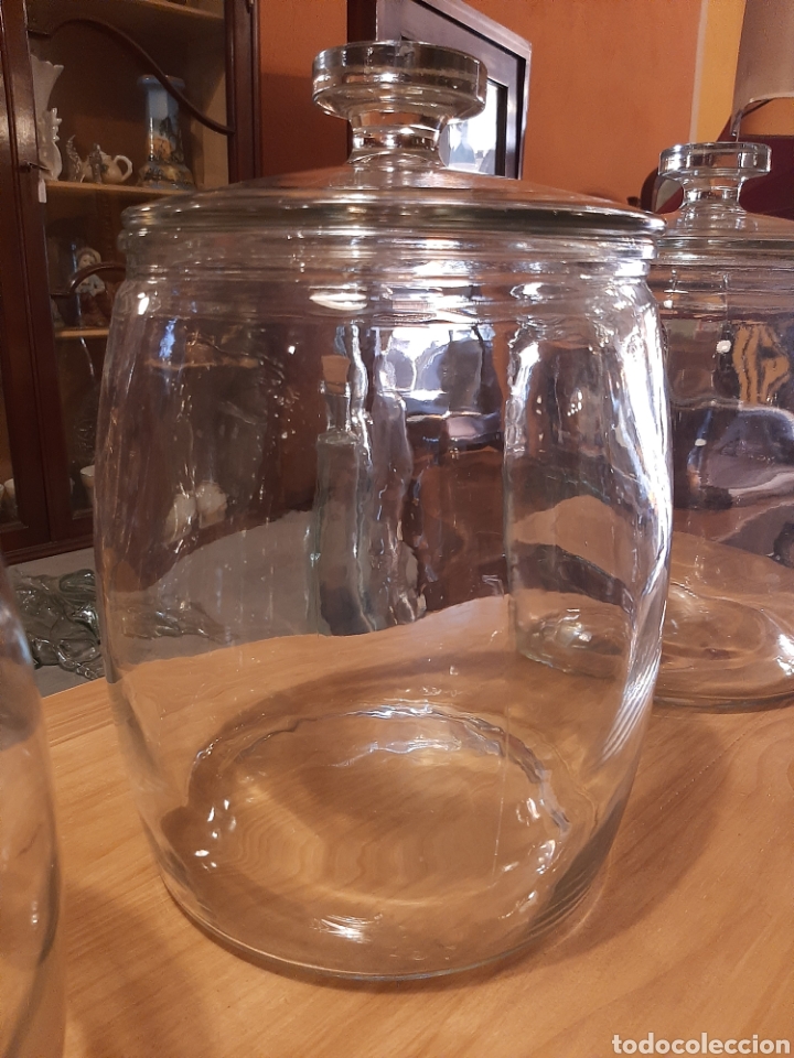Antig&uuml;edades: Tarro grande cristal colmado - Foto 7