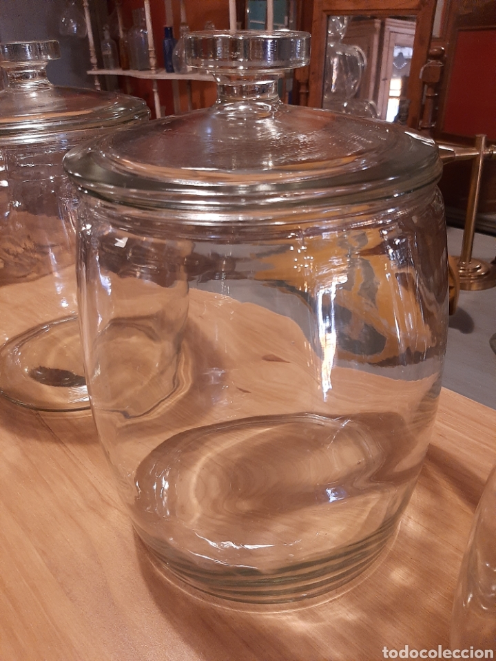 Antig&uuml;edades: Tarro grande cristal colmado - Foto 8