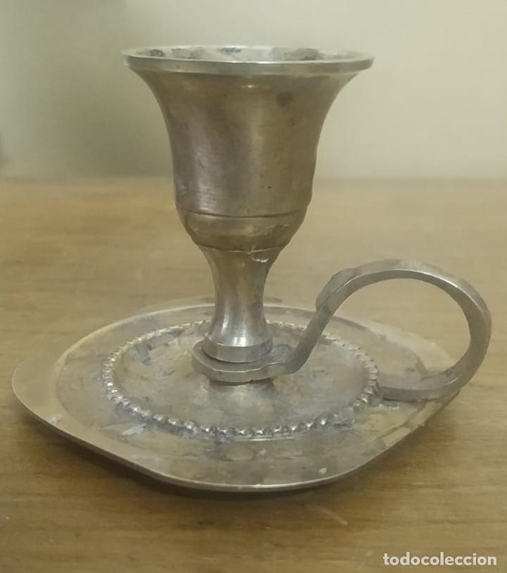 Antig&uuml;edades: Palmatoria peque&ntilde;a de bronce - 5cm - Foto 1