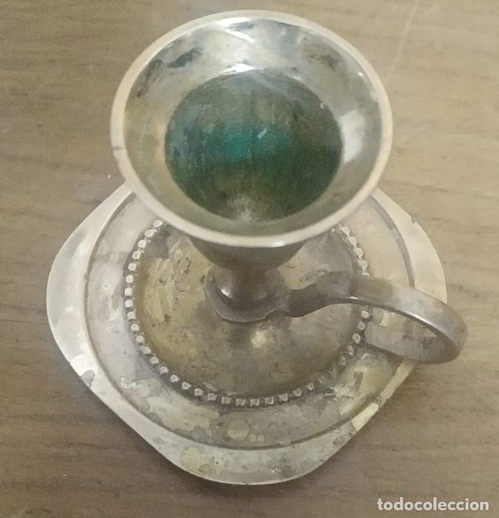 Antig&uuml;edades: Palmatoria peque&ntilde;a de bronce - 5cm - Foto 2