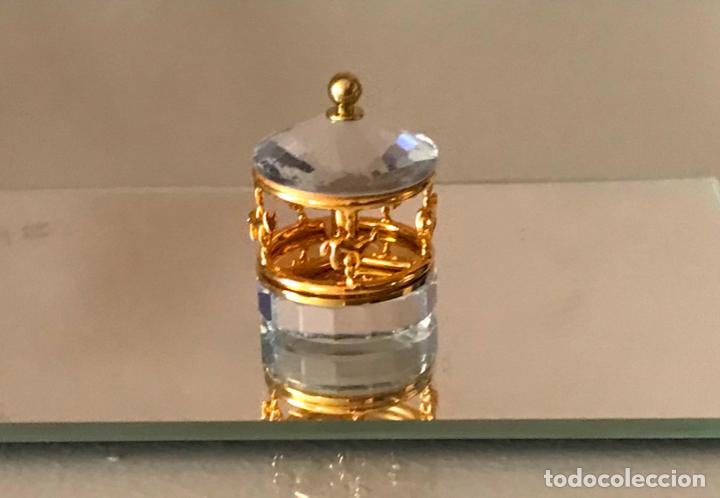 Antig&uuml;edades: Carrusel Cristal Swarovski mini - Foto 2
