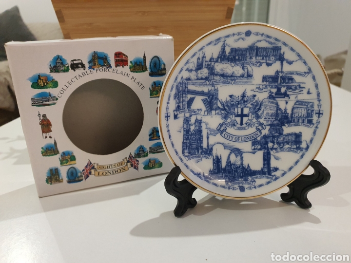 Antig&uuml;edades: plato souvenir Inglaterra - Foto 1