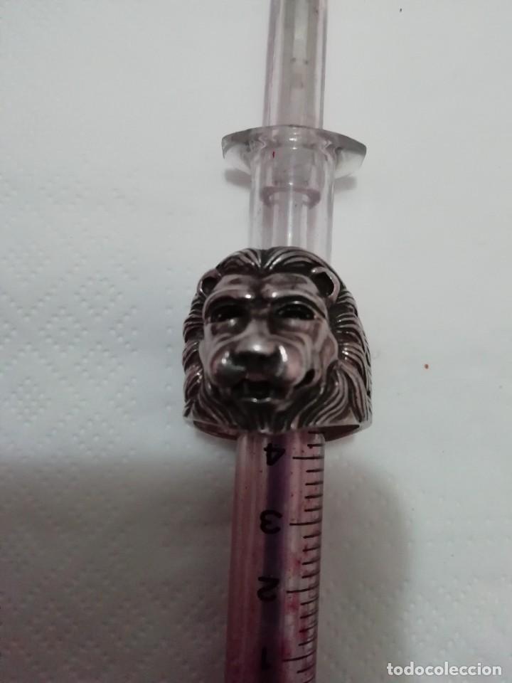Antig&uuml;edades: Gran anillo en plata 925 cabeza de leon - Foto 4