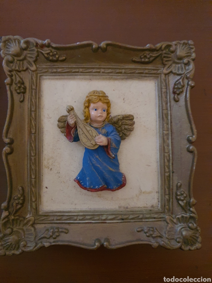 Antig&uuml;edades: dos cuadros de &aacute;ngeles - Foto 2