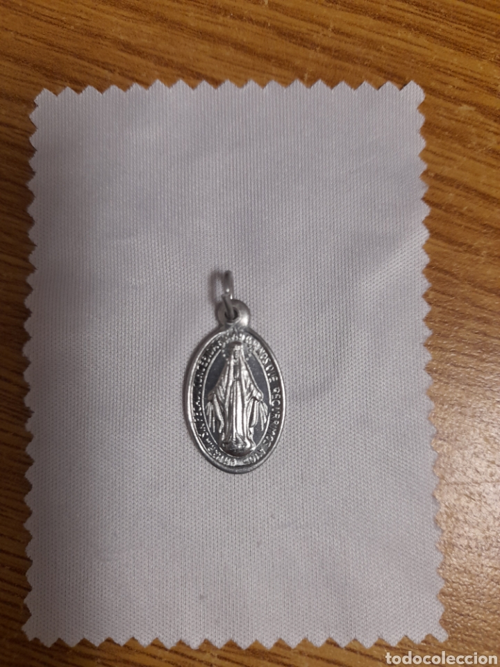 Antig&uuml;edades: MEDALLA DE ALUMINIO SANTA MAR&Iacute;A - Foto 1