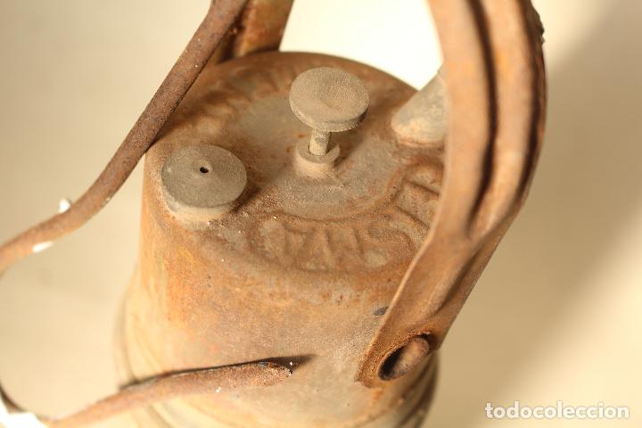 Antig&uuml;edades: LAMPARA DE CARBURO FISMA - Foto 3