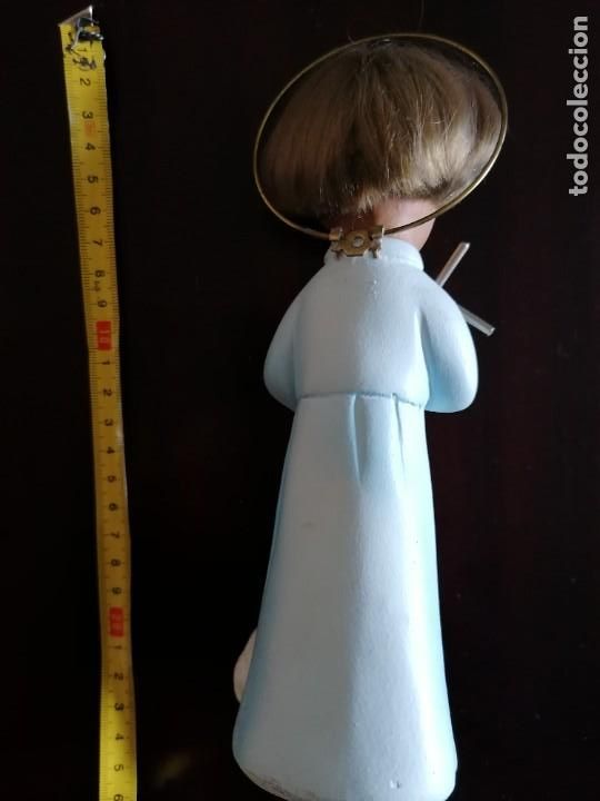 Antig&uuml;edades: NI&Ntilde;O JESUS FIGURA MODERNA - Foto 3
