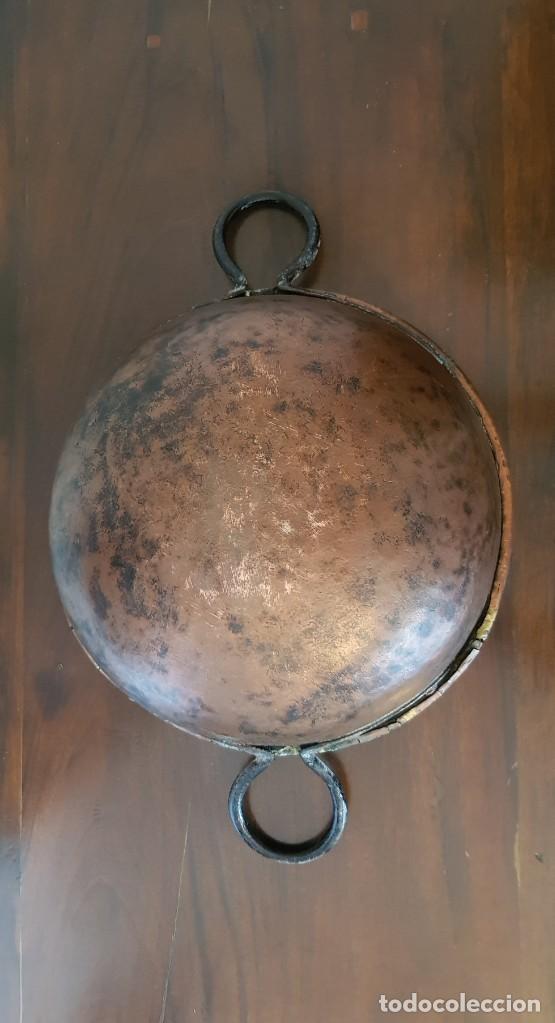 Antig&uuml;edades: OLLA DE COBRE ANTIGUA - Foto 3