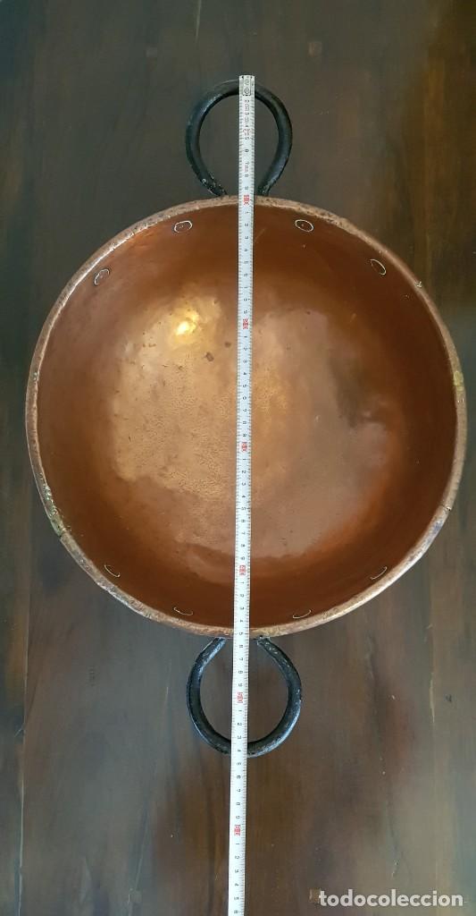 Antig&uuml;edades: OLLA DE COBRE ANTIGUA - Foto 4