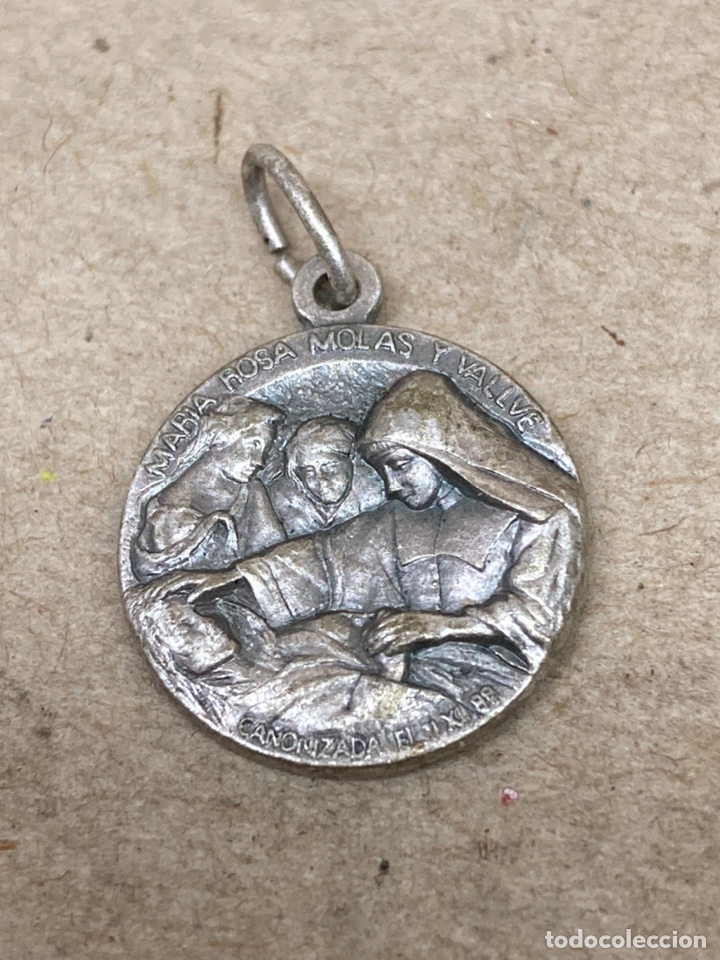 Antig&uuml;edades: Medalla religiosa de metal - Foto 1