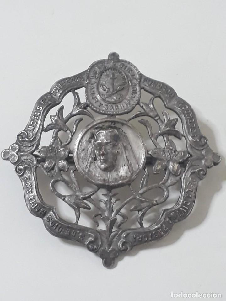 Antig&uuml;edades: BROCHE ANTIGUO DE VIRGEN - Foto 3