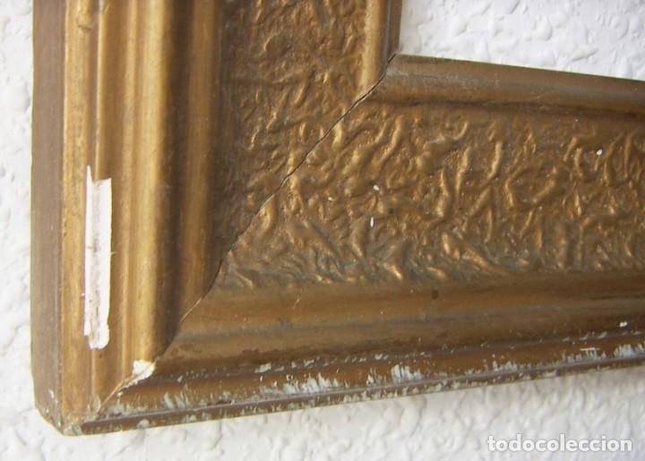 Antig&uuml;edades: Viejo marco de madera 41,5X33,5 cm - Foto 6