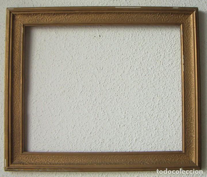 Antig&uuml;edades: Viejo marco de madera 41,5X33,5 cm - Foto 7