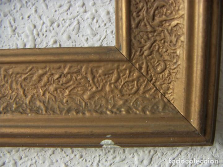 Antig&uuml;edades: Viejo marco de madera 41,5X33,5 cm - Foto 1