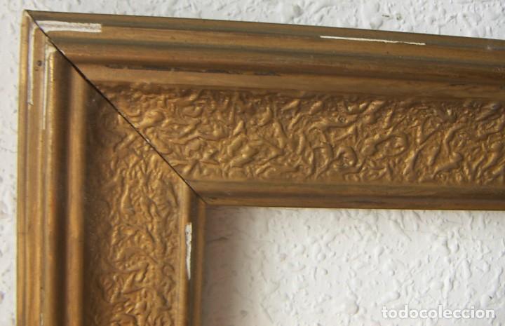 Antig&uuml;edades: Viejo marco de madera 41,5X33,5 cm - Foto 10