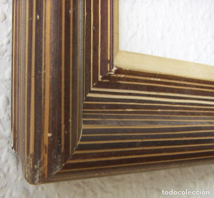 Antig&uuml;edades: Bonito Marco de madera 24X16 cm - Foto 2