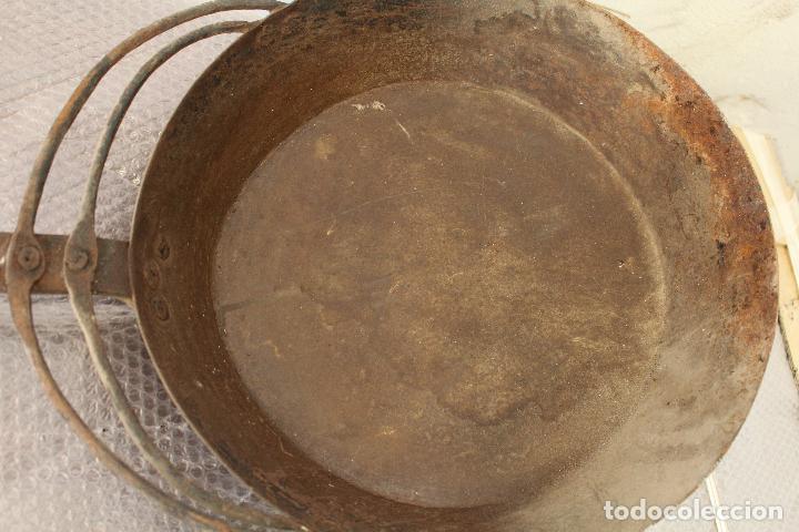 Antig&uuml;edades: Sarten antigua /chimenea / matanza / migas - Foto 2