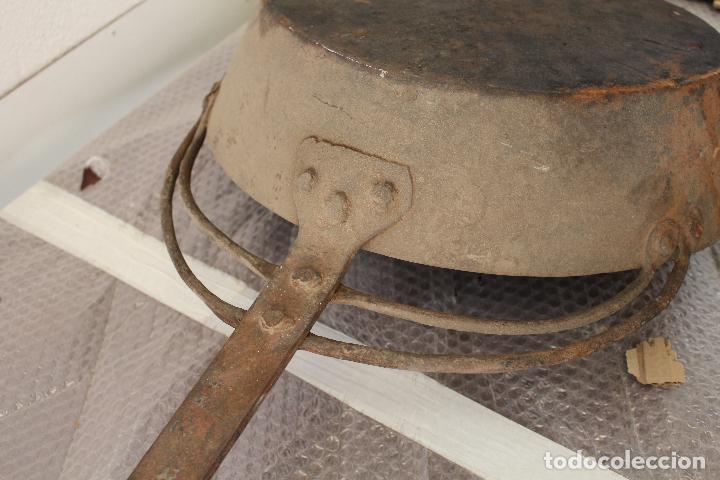Antig&uuml;edades: Sarten antigua /chimenea / matanza / migas - Foto 3