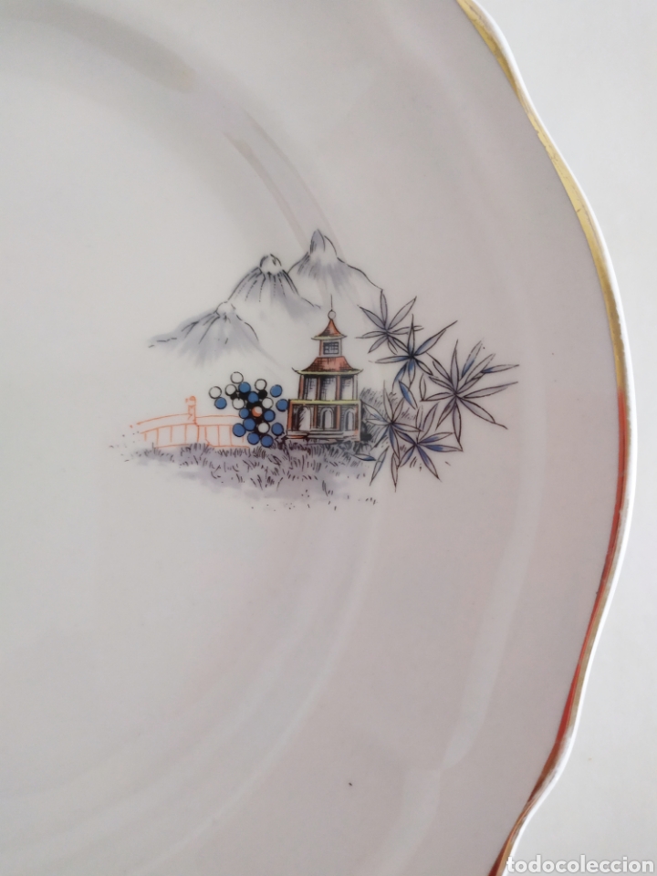Antig&uuml;edades: Plato porcelana Coimbra - Foto 3