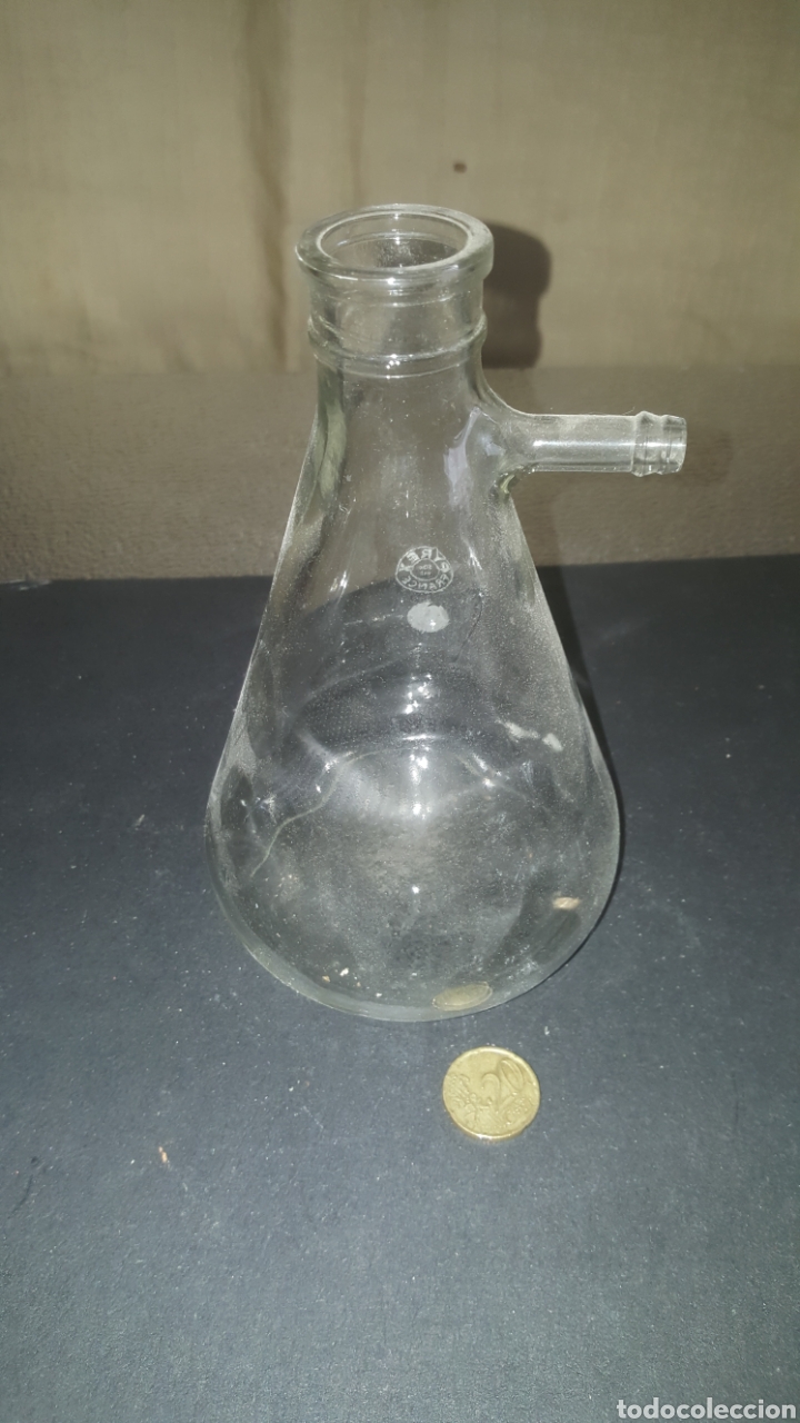 Antig&uuml;edades: redoma de laboratorio pirex - Foto 2